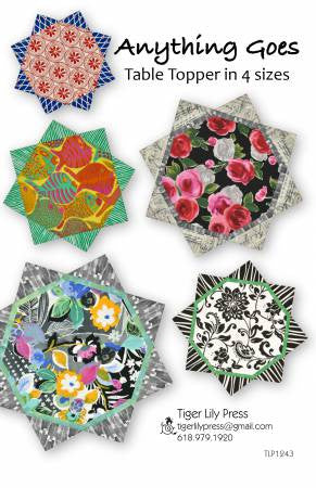 tiger lily quilt shop Anything Goes Table Topper