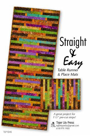 Straight & Easy Table Runner & Place Mats