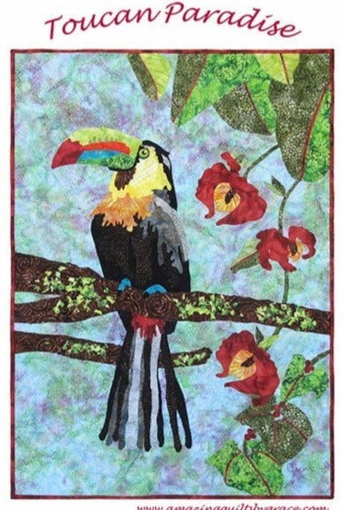 Toucan Paradise Quilt Pattern by Amazing Quilts By Grace
