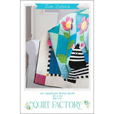 Zoe Zebra Quilt Pattern by The Quilt Factory
