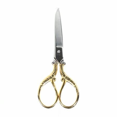 5in Scissors Italian Vintage Gold