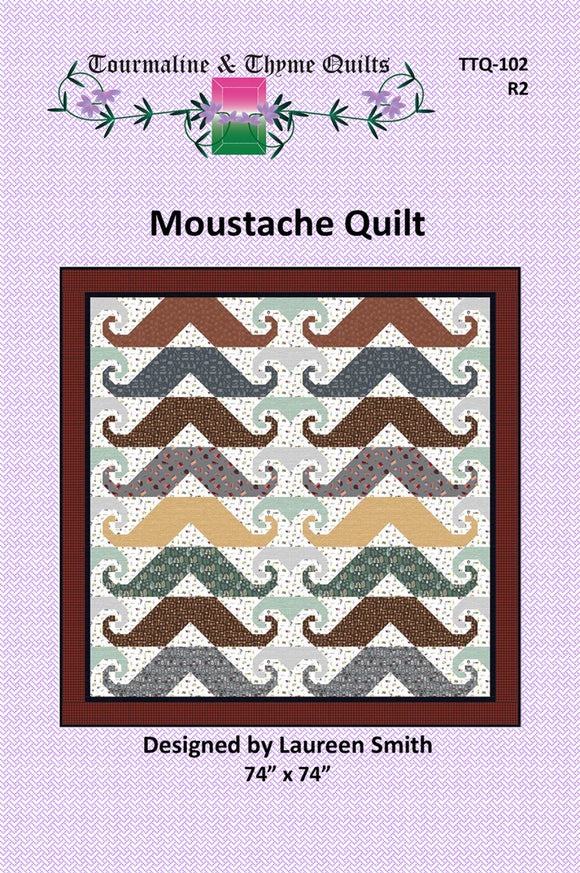 Mustache Quilt Revision Quilt Pattern by Tourmaline & Thyme Quilts