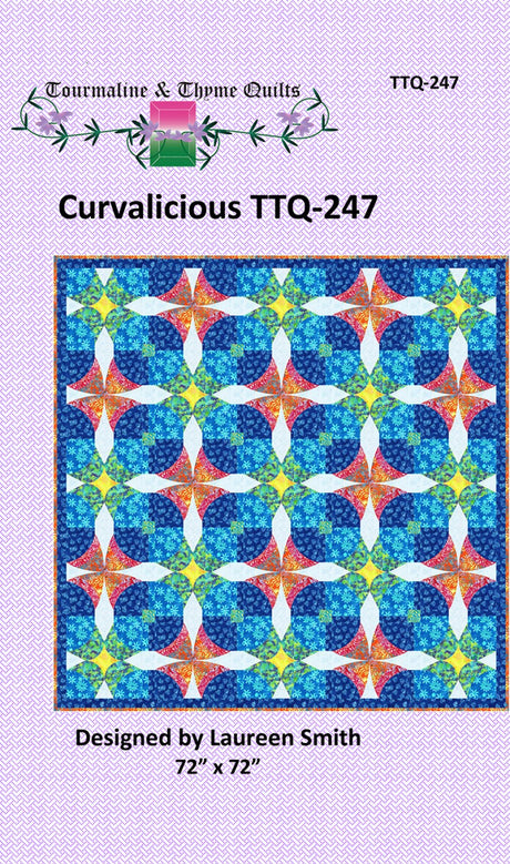 Curvilicous Quilt Pattern by Tourmaline & Thyme Quilts