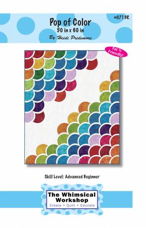 Pop of Color Quilt Pattern by The Whimsical Workshop