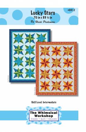 Lucky Stars Quilt Pattern by The Whimsical Workshop