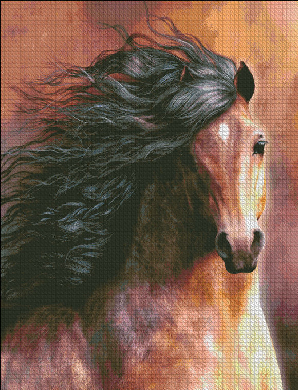 The Morgan Horse Cross Stitch By Laurie Prindle