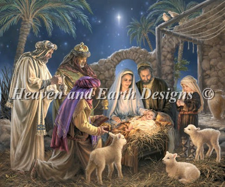 The Nativity Cross Stitch By Dona Gelsinger