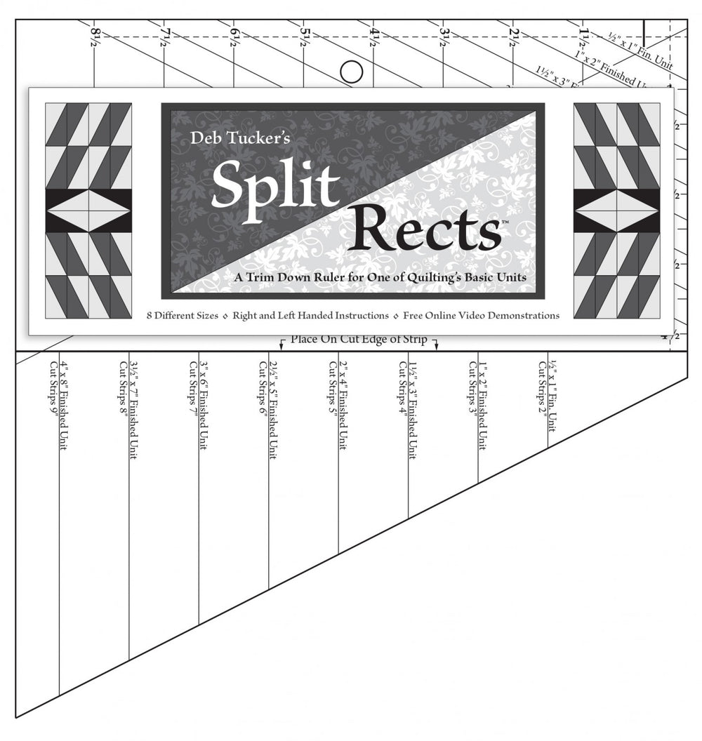 Split Reed Patterns Split Rects Quilters Pattern – Quilting Books Patterns and Notions