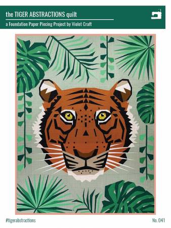 The Tiger Abstractions Quilt by Violet Craft