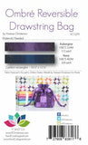 Back of the Ombre Reversible Drawstring Bag Pattern by V and Co