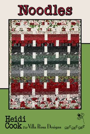 Noodles Christmas Quilt Pattern by Villa Rosa Designs
