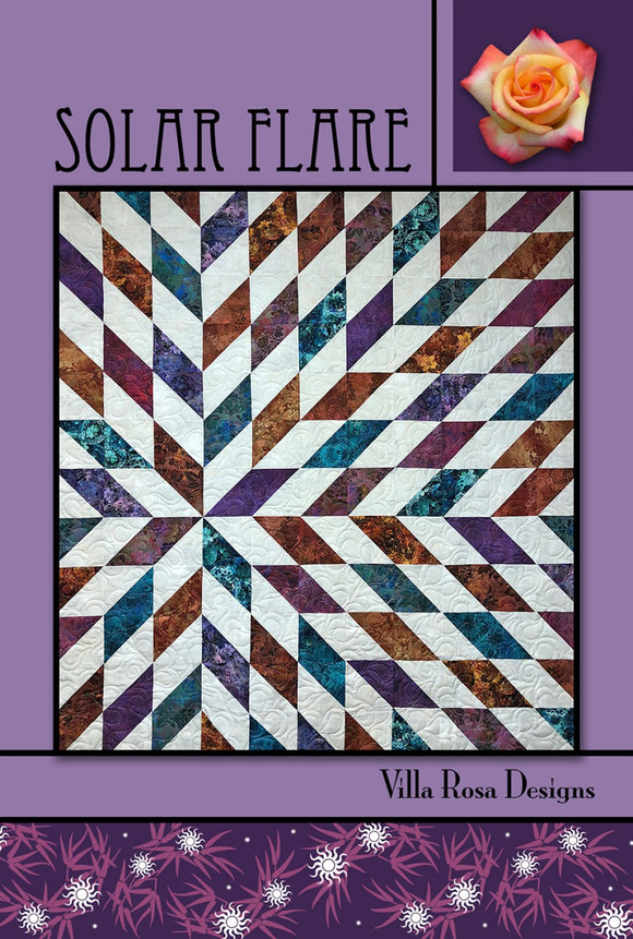 Solar Flare Quilt Pattern by Villa Rosa Designs