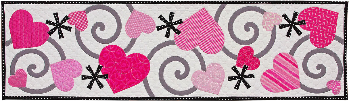 Valentine's Table Runner Pattern by Ahhh...Quilting