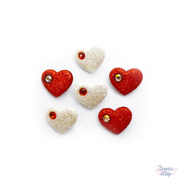 Valentine Hearts Buttons