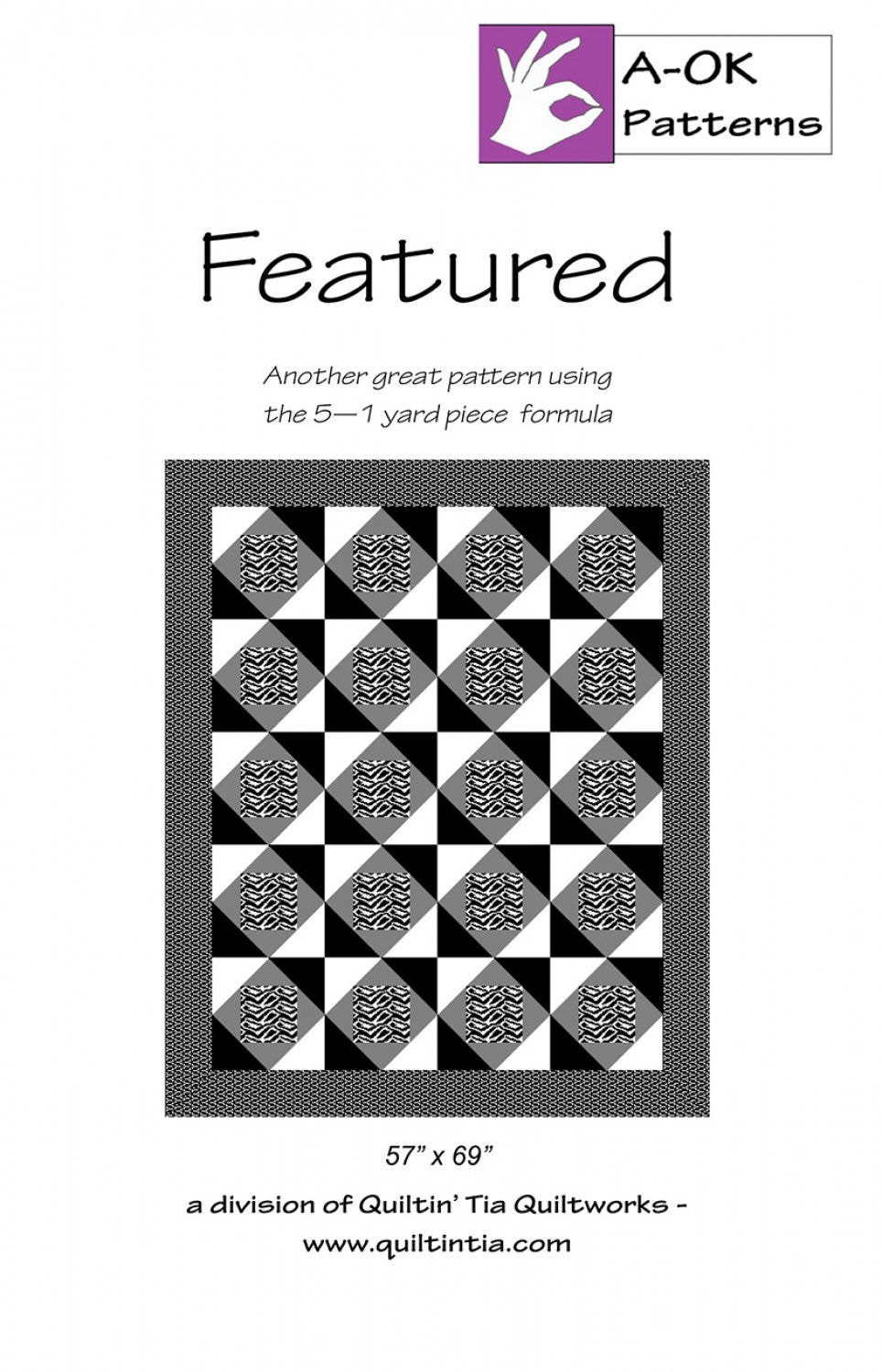 Featured A OK 5 Yard Pattern Quilters Pattern Quilting Books Patterns