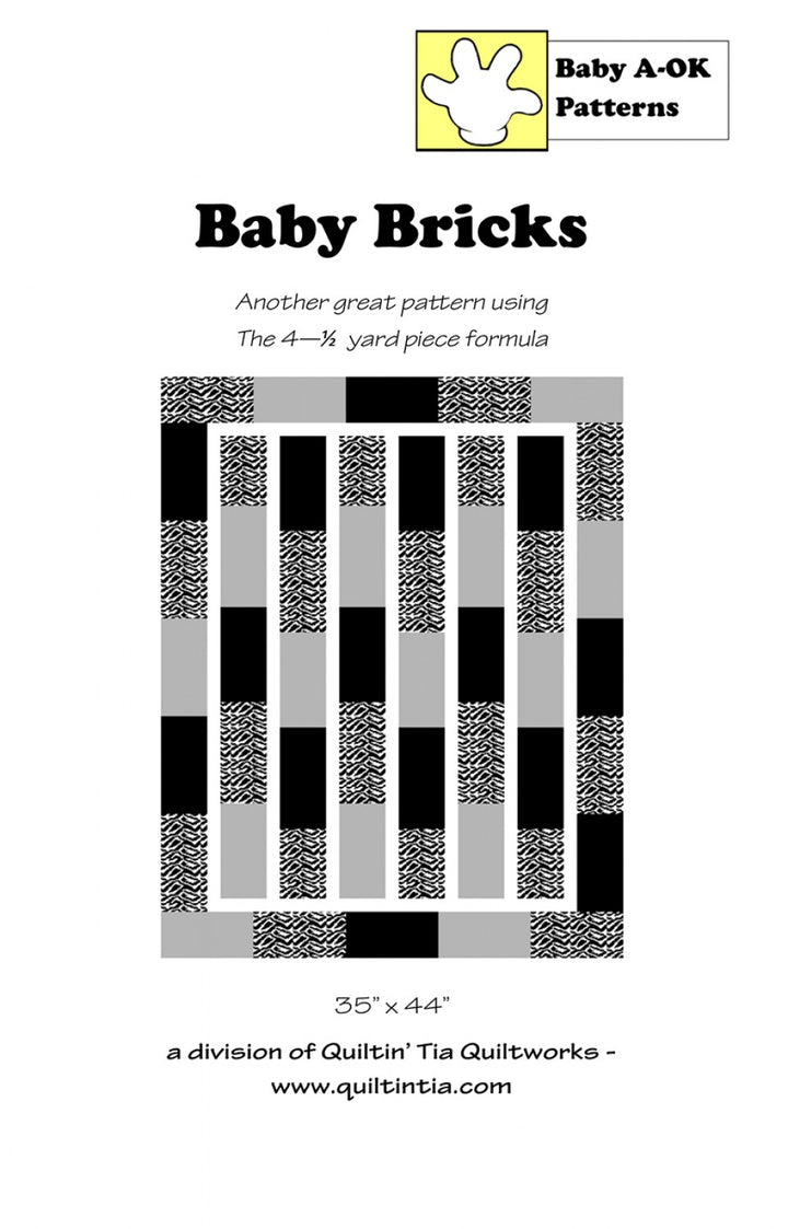Baby Bricks Quilt Pattern Pattern Quilting Books Patterns and Notions
