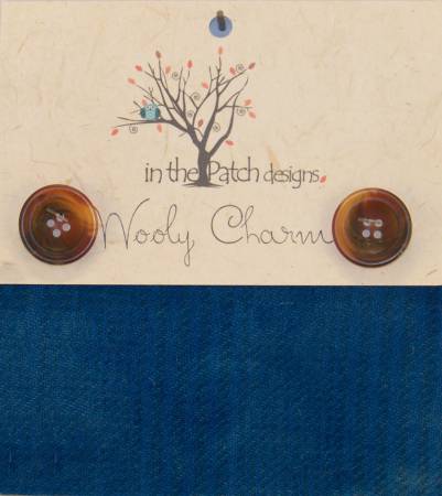 Wooly Charms 5in x 5in Prairie Blue 5ct