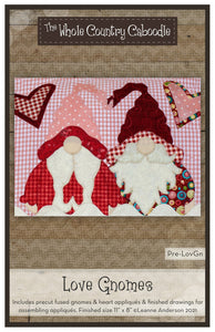 Love Gnomes Precut Fused Applique Pack