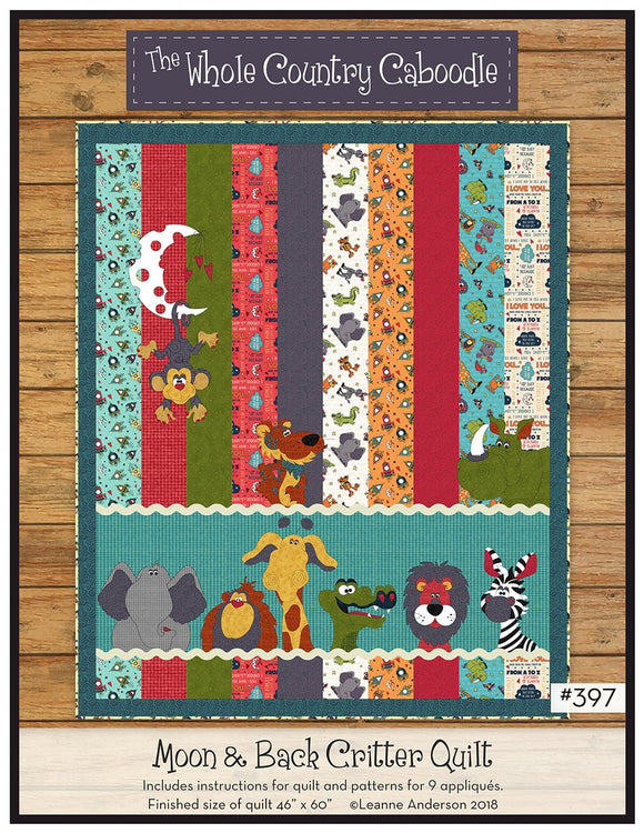 Moon and Back Critter Quilt