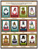 Gnome for the Holidays Calendar Applique Quilt