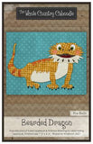 Bearded Dragon Precut Fused Applique Pack by Whole Country Caboodle