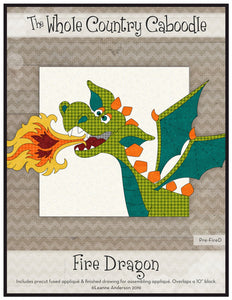 Fire Dragon Precut Fused Applique Pack