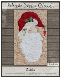 Santa Precut Fused Applique Pack