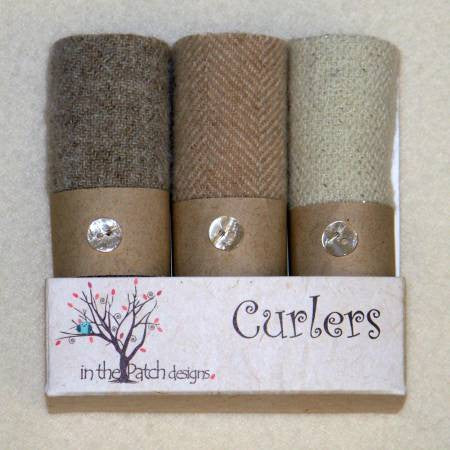 Wool Curlers 4in x 16in Snowman