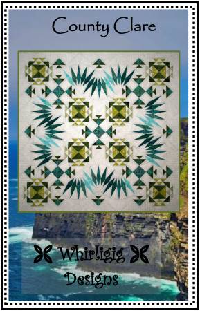 County Clare Quilt Pattern by Whirligig Designs