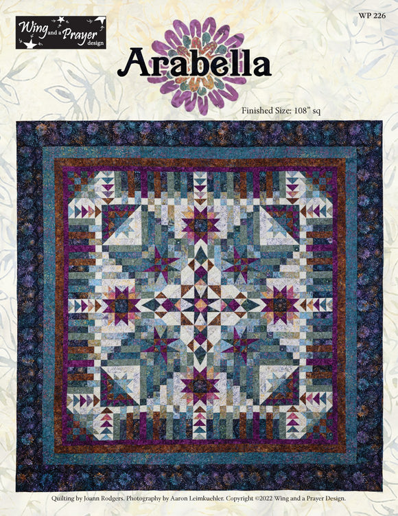 Arabella Block of the Month Pattern by Wing and a Prayer Design