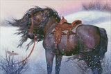Winters Encounter Cross Stitch By Laurie Prindle