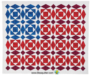 Star Spangled Banner Downloadable Pattern by Beaquilter