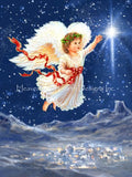 Angel of Peace Cross Stitch by Dona Gelsinger