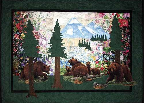 Bear Country Watercolor Quilt Kit