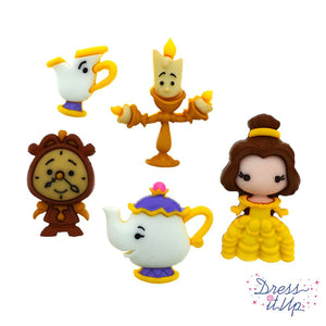 Disney Belle and Friends Buttons