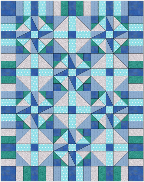 Fragility Quilt Pattern by Beaquilter