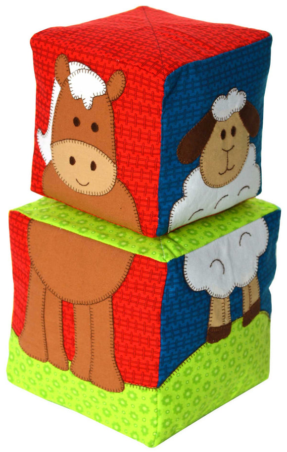 Barnyard Blocks Downloadable Pattern by Kids Quilts