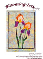 Blooming Iris Quilt Pattern by Amazing Quilts By Grace