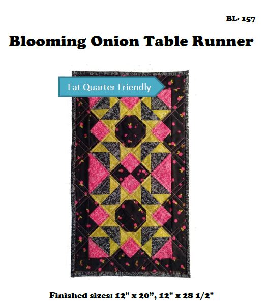 Blooming Onion Downloadable Pattern by Beaquilter