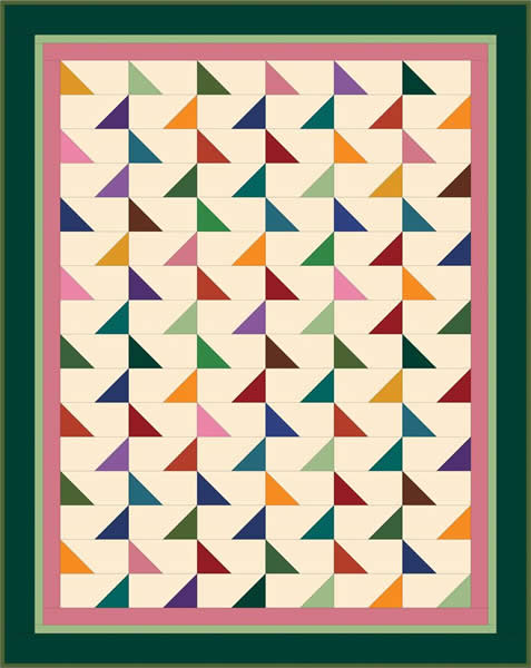 Flags Quilt Pattern by Rose Cottage Quilting