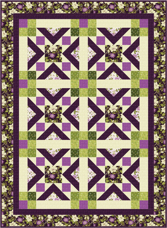 Ribbon Cascade Quilt Pattern by Rose Cottage Quilting