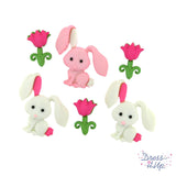 Bunny Love Buttons by Dress It Up