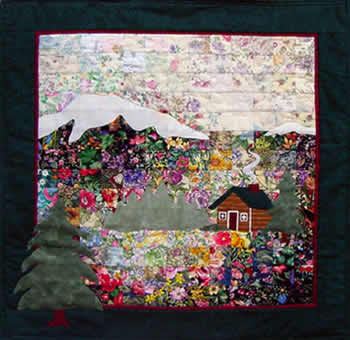 “The Cabin” Watercolor Quilt Kit