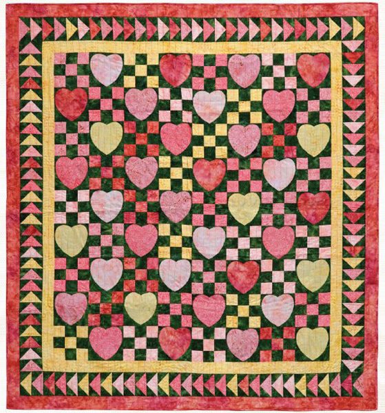 Sherbet Hearts Quilt Pattern – Quilting Books Patterns and Notions