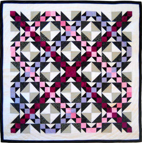 Star Crossed Quilt Pattern by Curlicue Creations