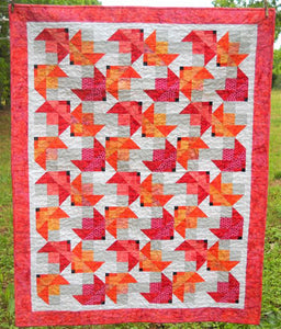 Foxface Quilt Pattern by Curlicue Creations