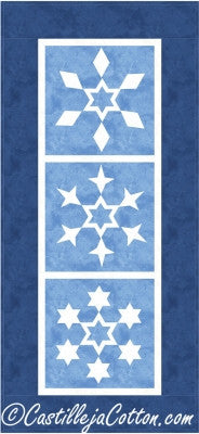 Star Snowflake Panel Quilt