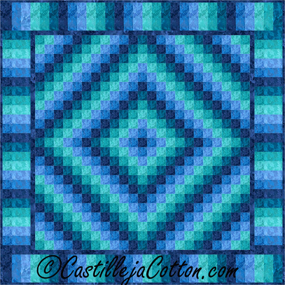 Double Trip Quilt Pattern by Castilleja Cotton