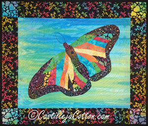 Rainbow Butterfly Quilt Pattern