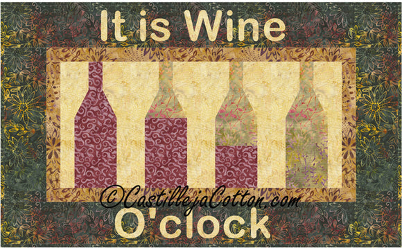 Wine O'clock Quilt Pattern